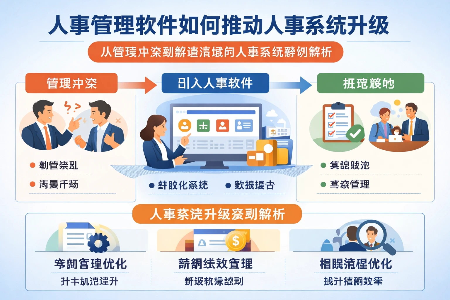 人事管理软件如何推动人事系统升级：从管理冲突到规范落地的人事系统案例解析