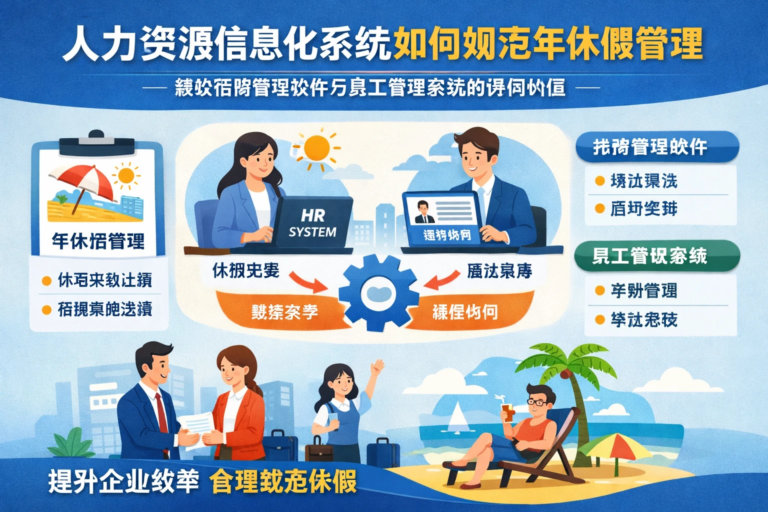 人力资源信息化系统如何规范年休假管理：兼谈招聘管理软件与员工管理系统的协同价值