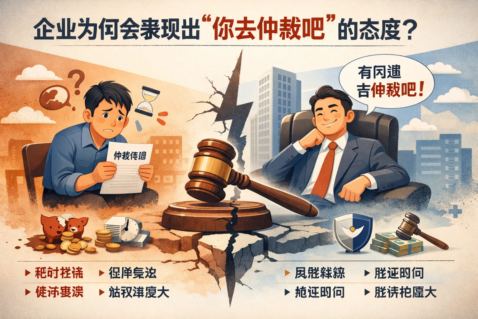 企业为何会表现出“你去仲裁吧”的态度