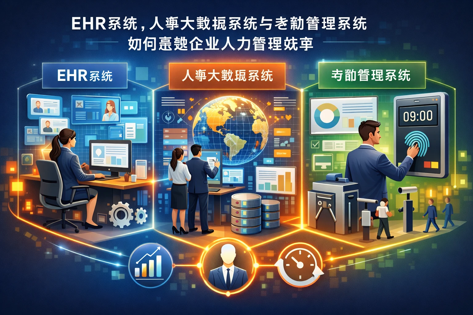 ehr系统、人事大数据系统与考勤管理系统如何重塑企业人力管理效率