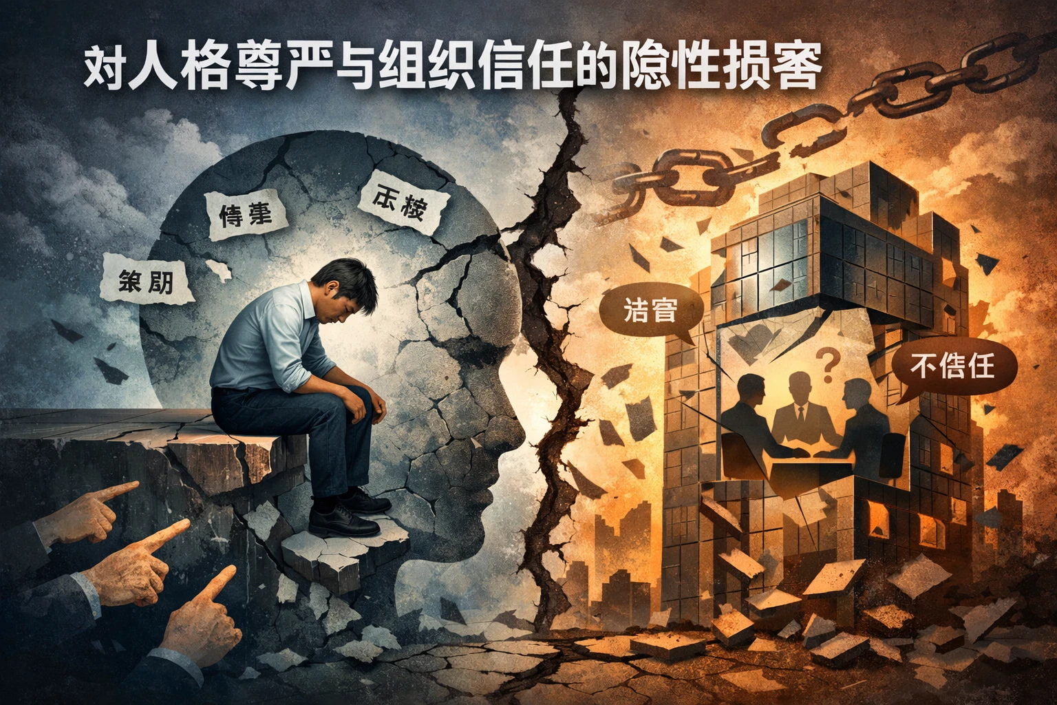 对人格尊严与组织信任的隐性损害