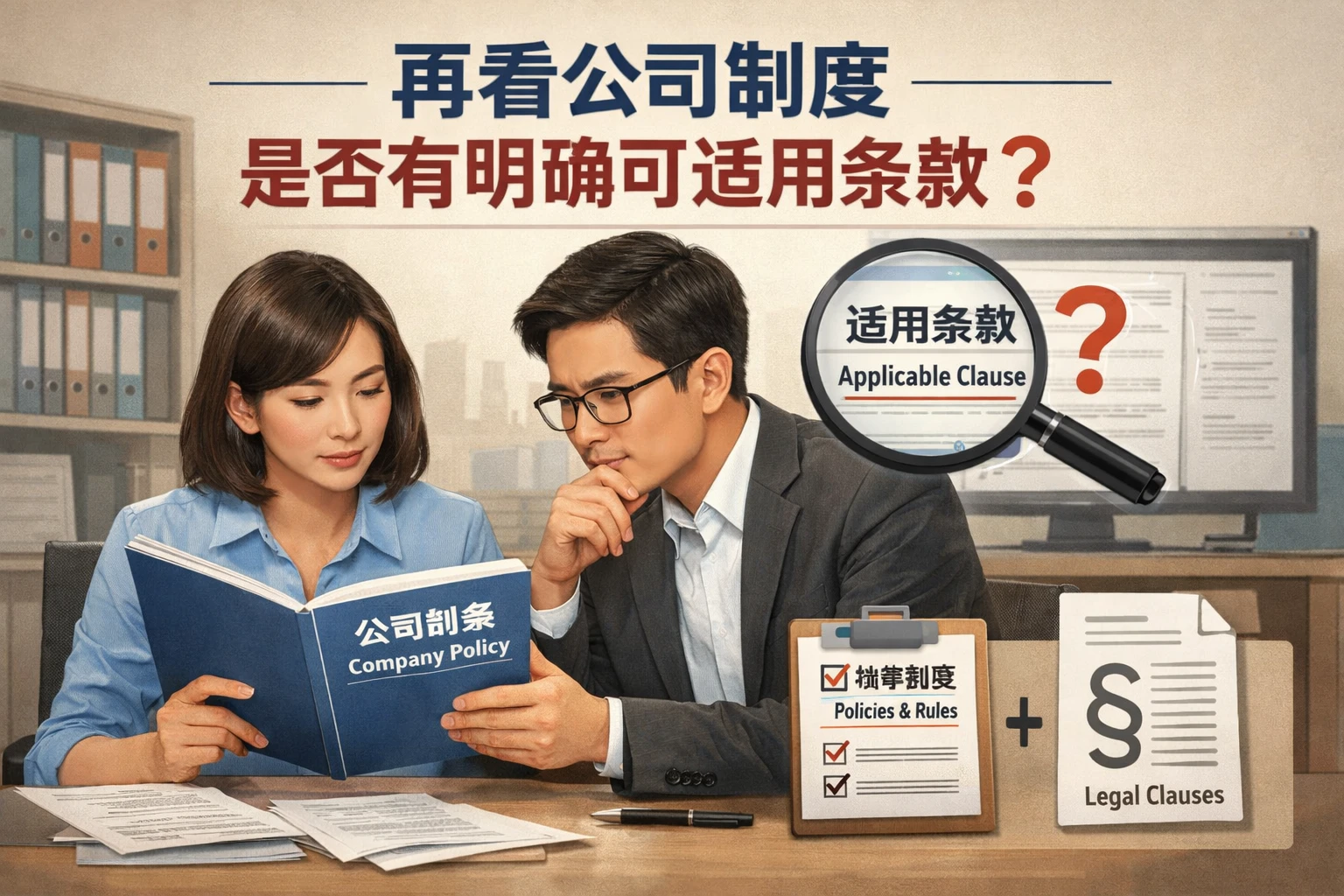 再看公司制度，是否有明确可适用条款