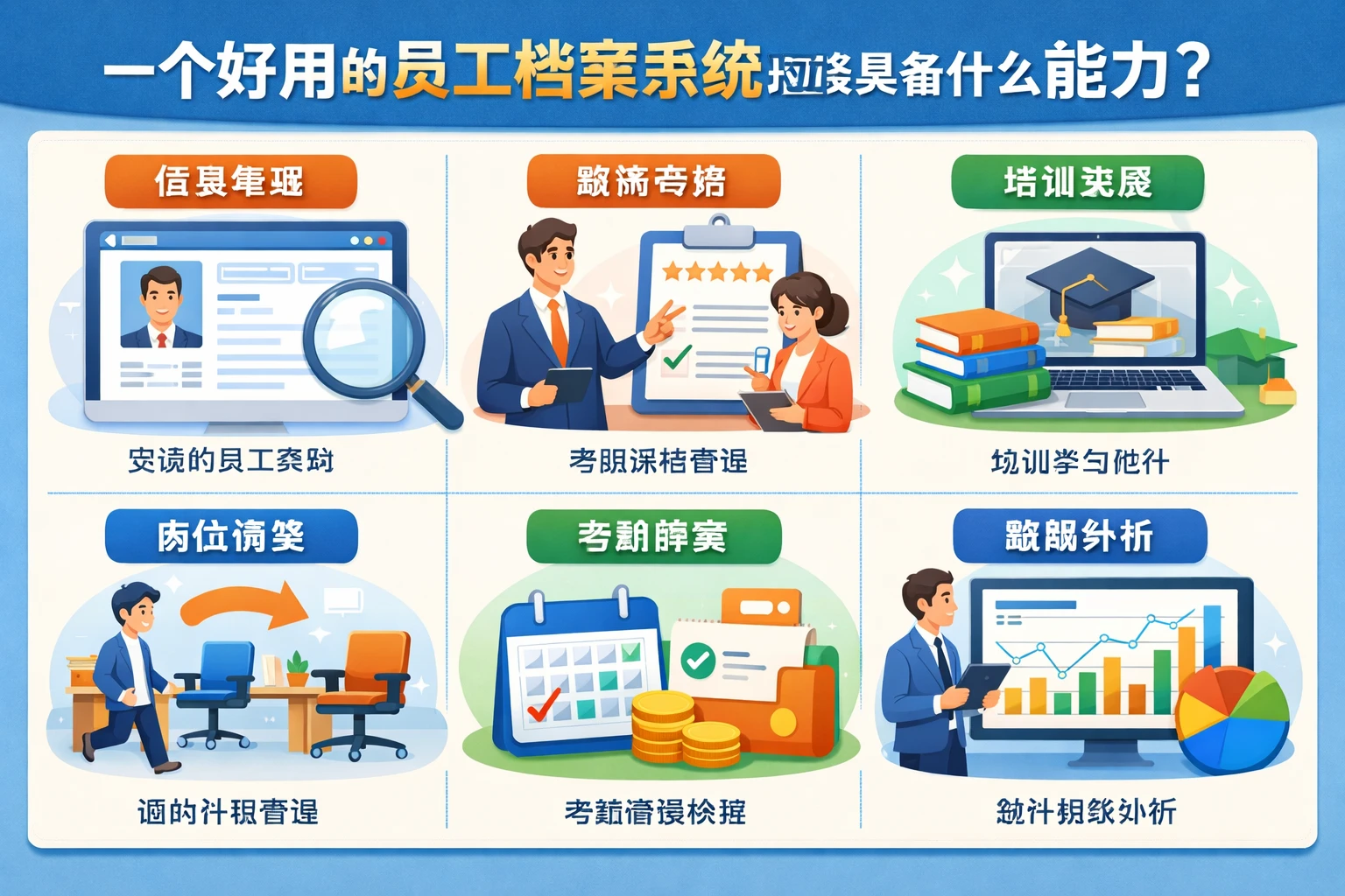 一个好用的员工档案系统应该具备什么能力