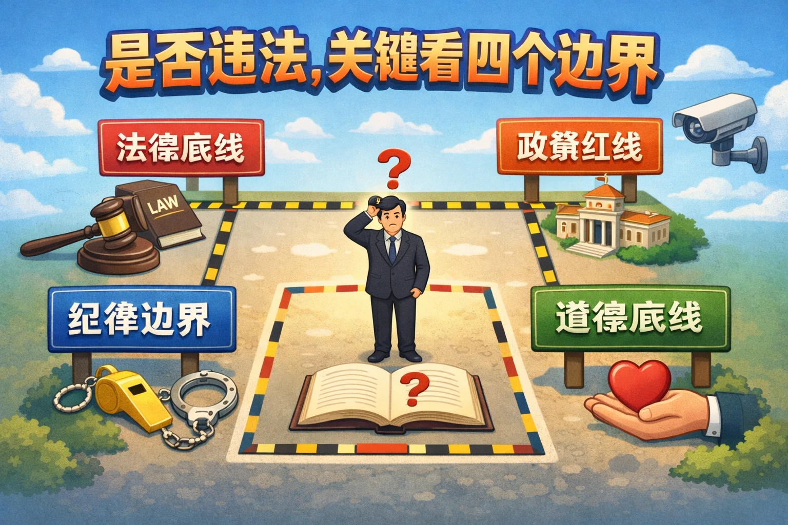 是否违法,关键看四个边界