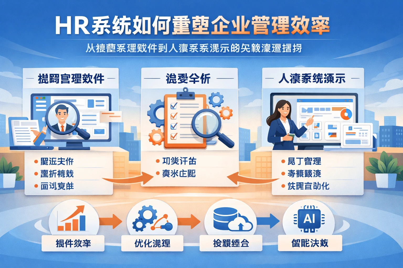 HR系统如何重塑企业管理效率：从招聘管理软件到人事系统演示的完整选型指南