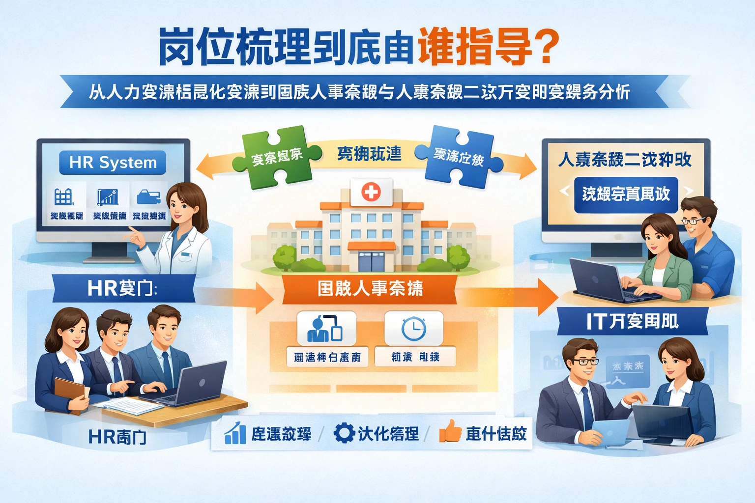 岗位梳理到底由谁指导？从人力资源信息化系统到医院人事系统与人事系统二次开发的实践分析