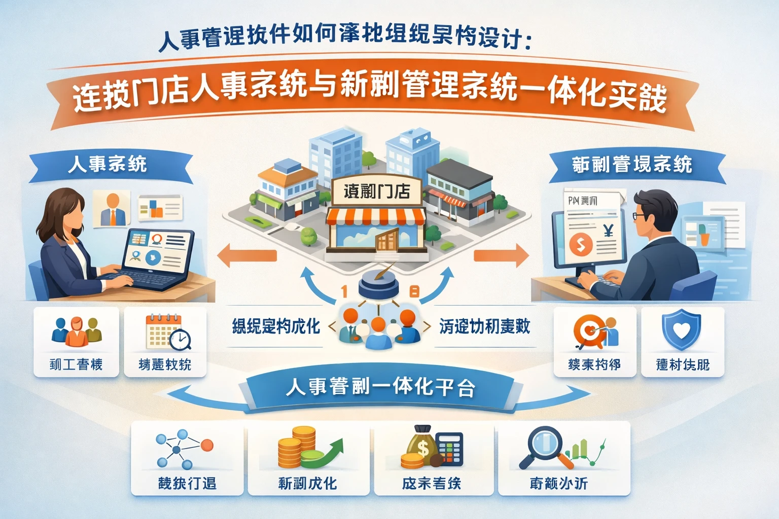 人事管理软件如何落地组织架构设计：连锁门店人事系统与薪酬管理系统一体化实践