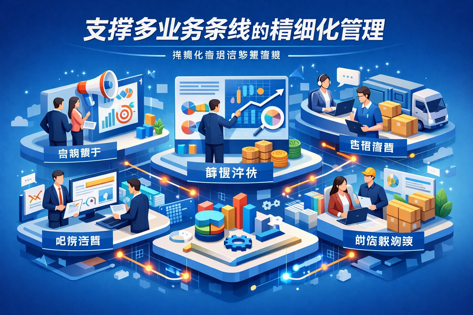 支撑多业务条线的精细化管理