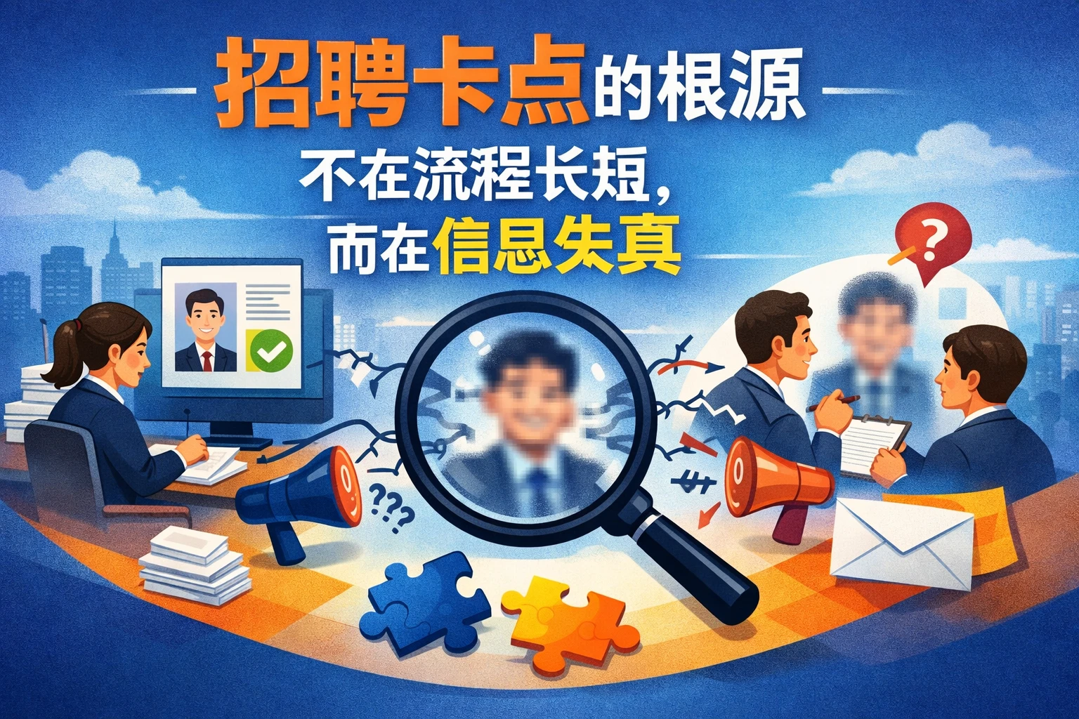 招聘卡点的根源，不在流程长短，而在信息失真