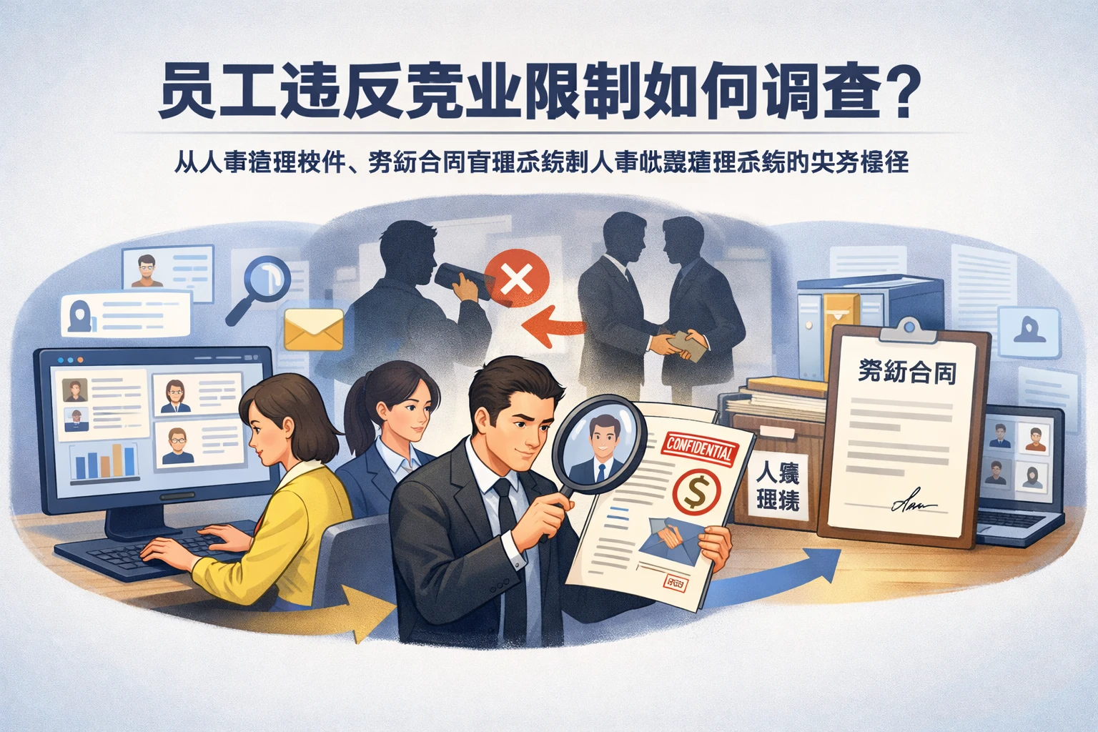 员工违反竞业限制如何调查？从人事管理软件、劳动合同管理系统到人事档案管理系统的实务路径
