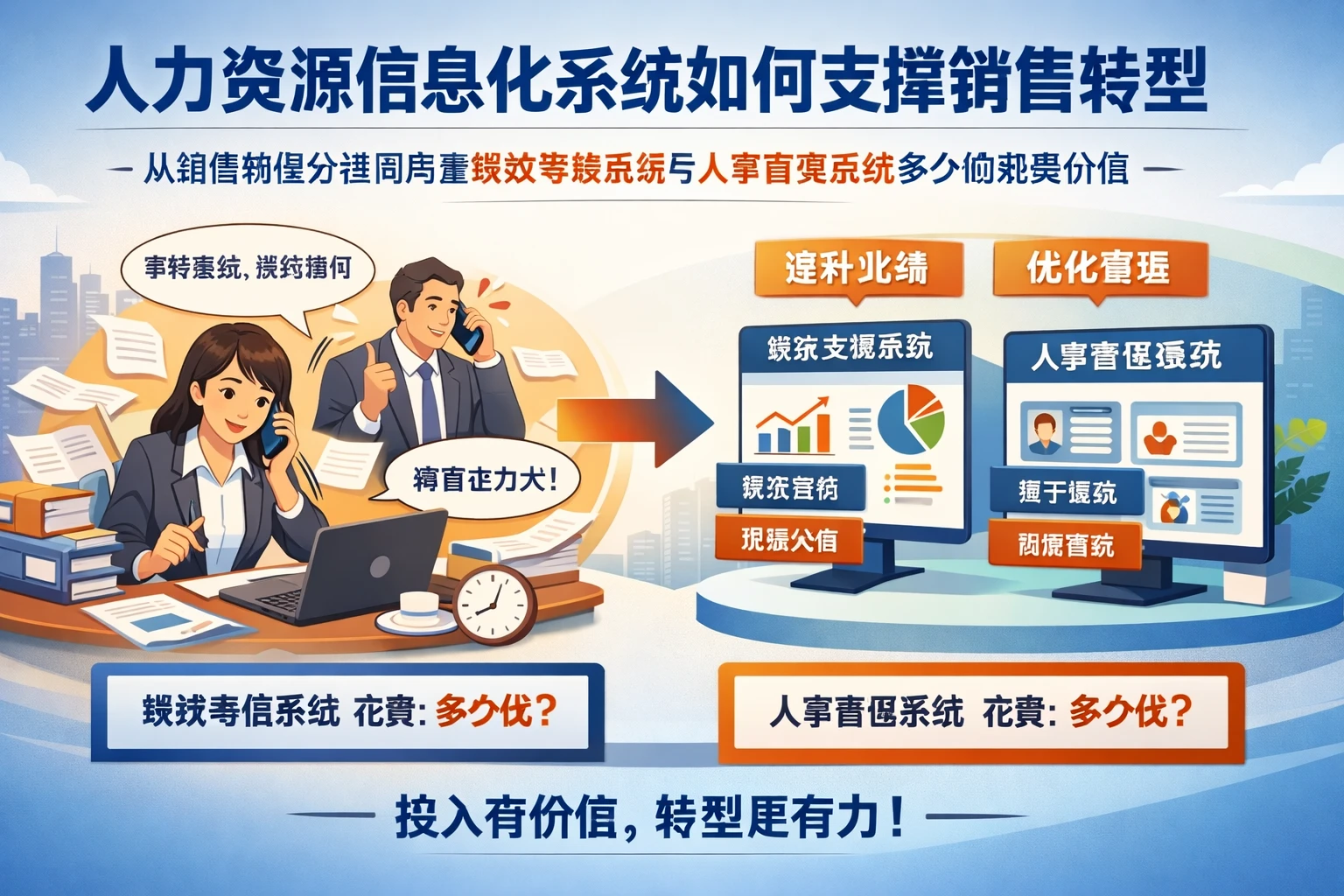 人力资源信息化系统如何支撑销售转型:从销售助理分担困局看绩效考核系统与人事管理系统多少钱的现实价值