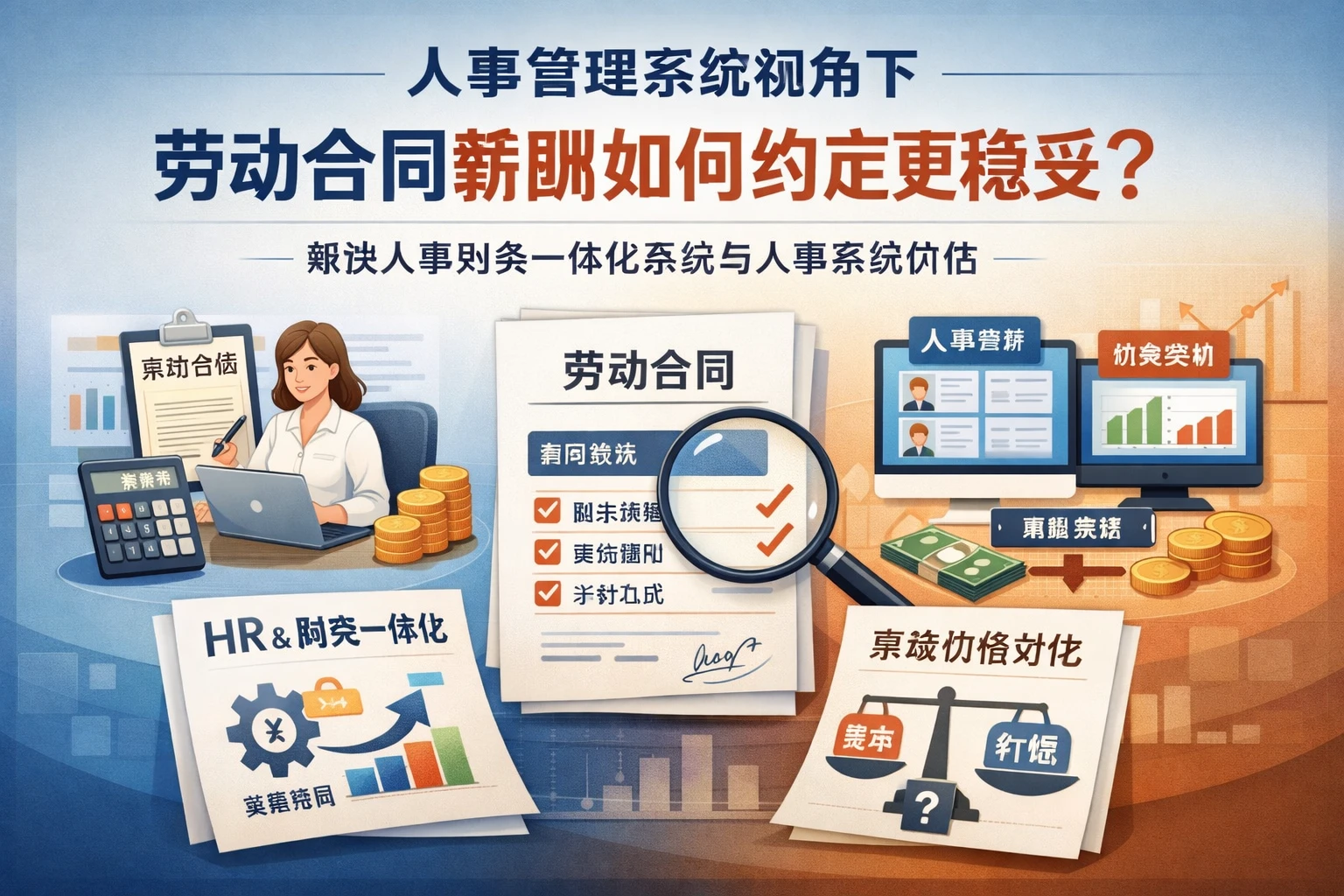 人事管理系统视角下,劳动合同薪酬如何约定更稳妥?兼谈人事财务一体化系统与人事系统价格