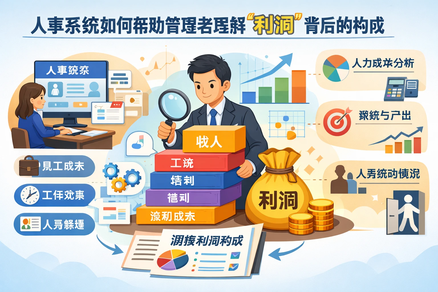 人事系统如何帮助管理者理解“利润”背后的构成