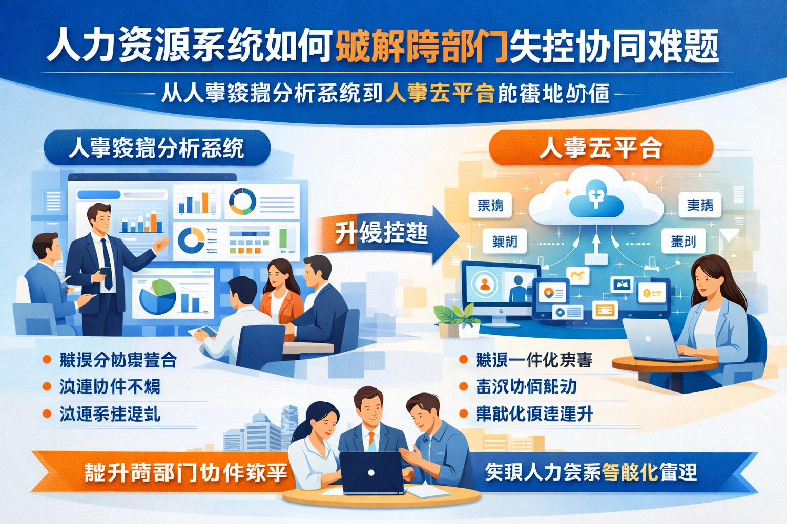 人力资源系统如何破解跨部门失控协同难题:从人事数据分析系统到人事云平台的落地价值
