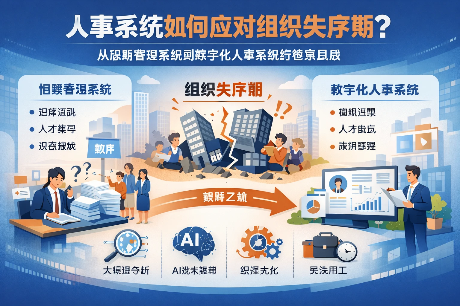 人事系统如何应对组织失序期：从招聘管理系统到数字化人事系统的破局思路