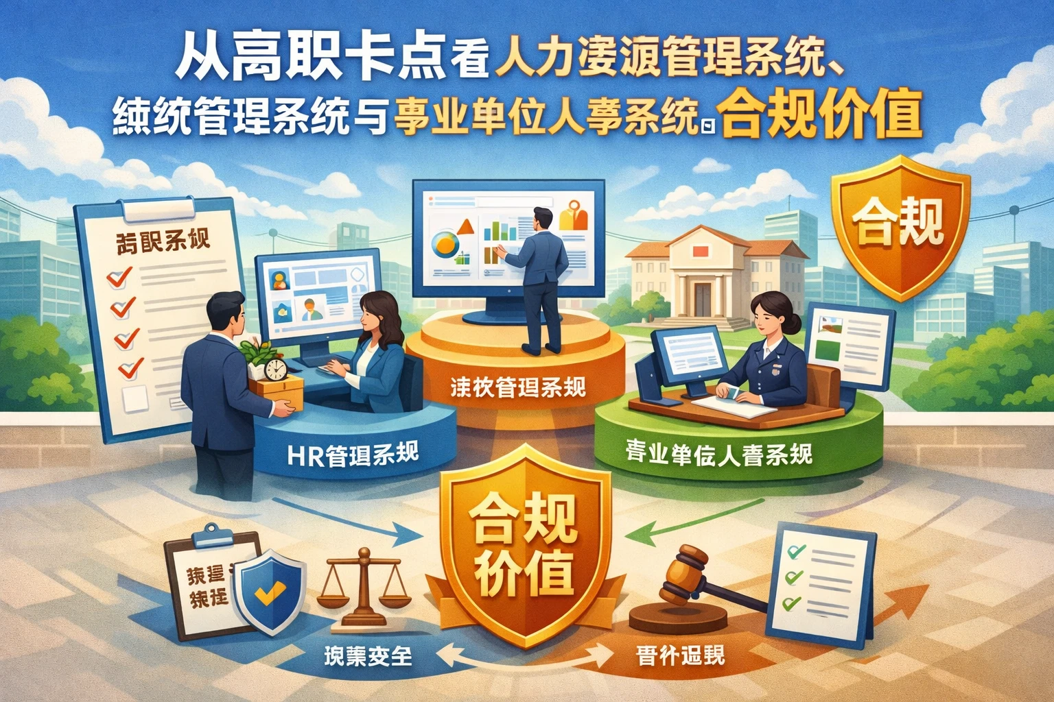 从离职卡点看人力资源管理系统、绩效管理系统与事业单位人事系统的合规价值