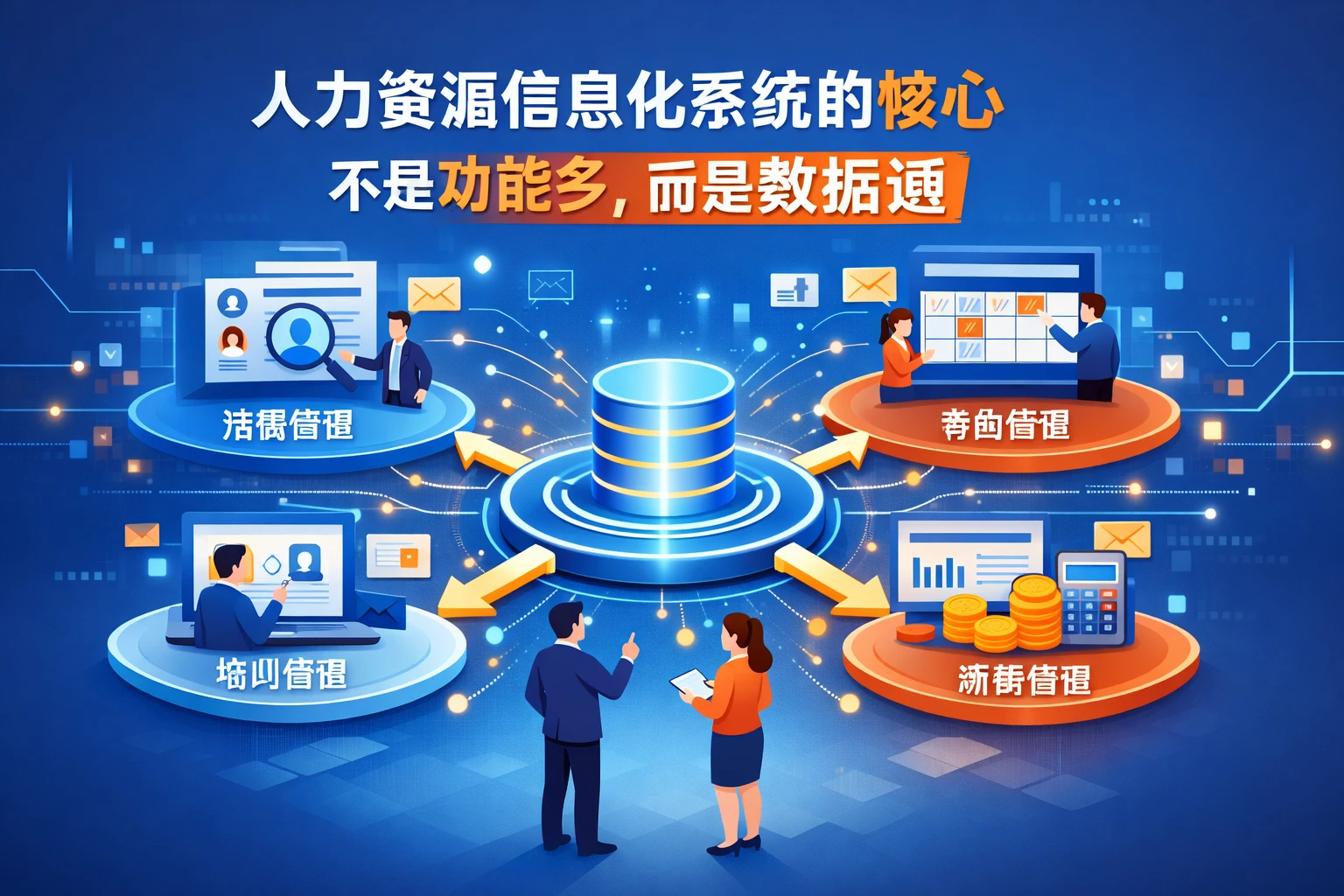 人力资源信息化系统的核心，不是功能多，而是数据通