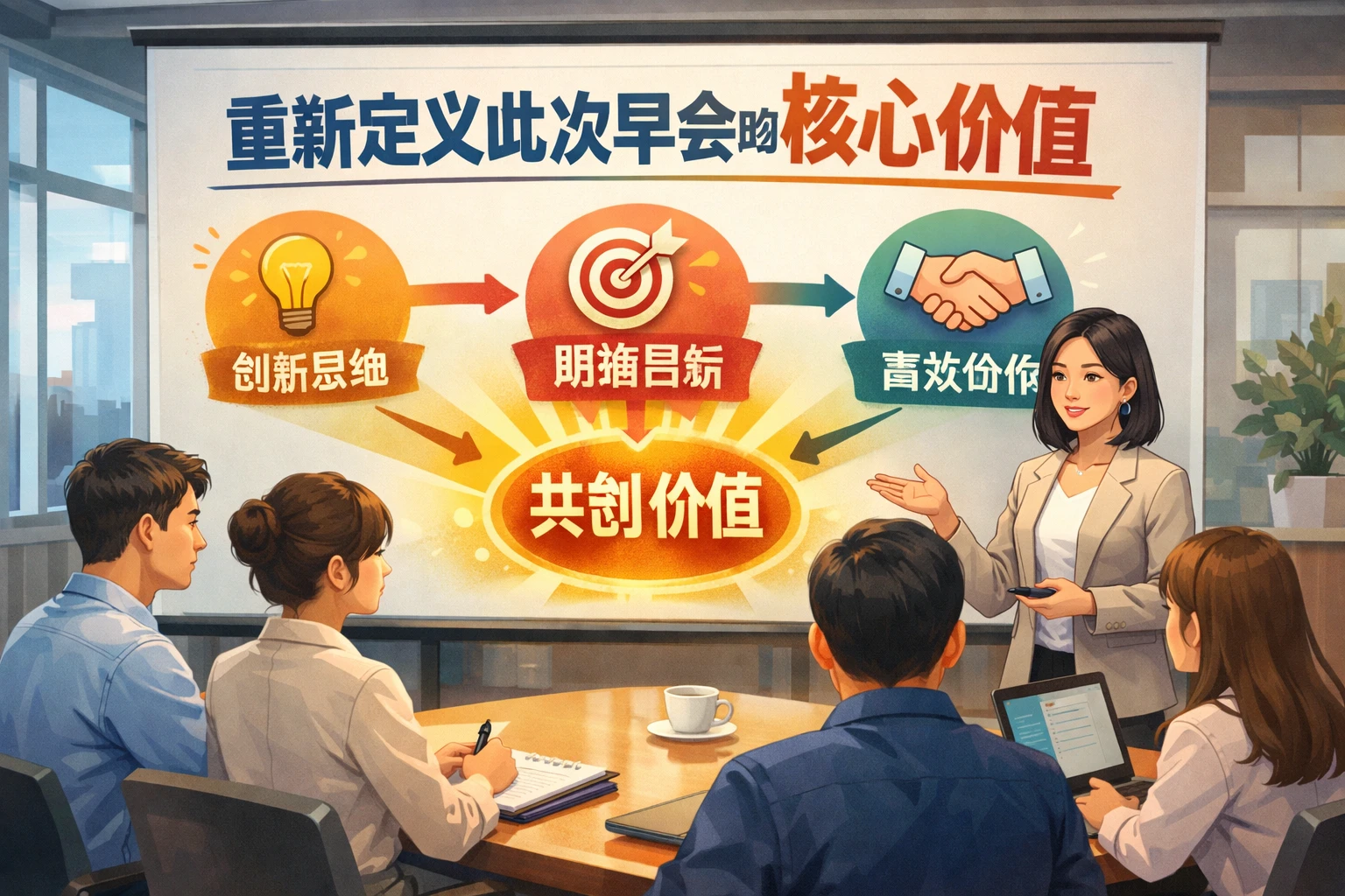 重新定义此次早会的核心价值