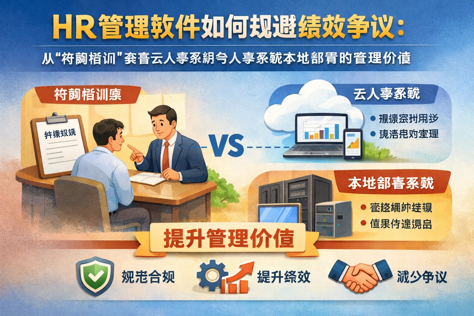 HR管理软件如何规避绩效争议:从“待岗培训”案看云人事系统与人事系统本地部署的管理价值