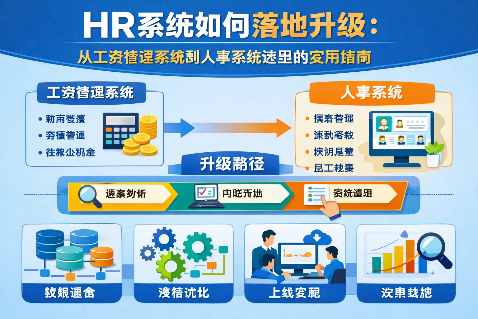 HR系统如何落地升级：从工资管理系统到人事系统选型的实用指南