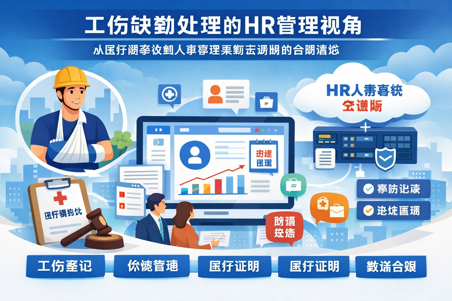 HR管理软件视角下的工伤缺勤处理：从医疗期争议到人事管理系统云端版的合规落地