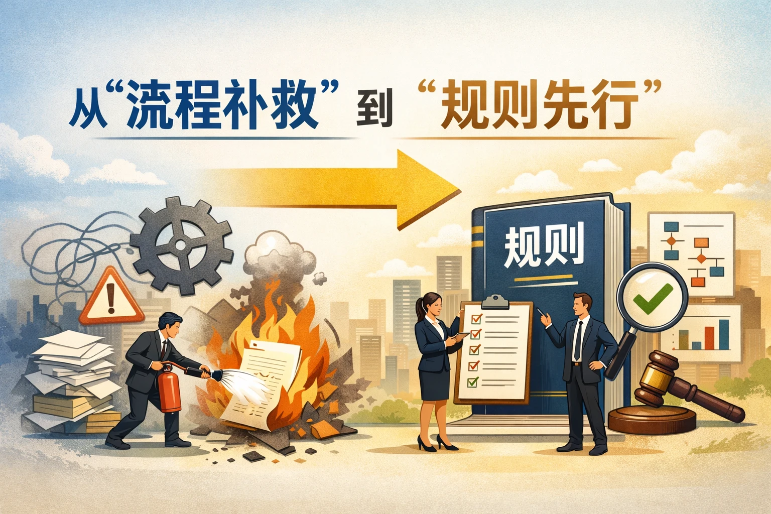 从“流程补救”到“规则先行”