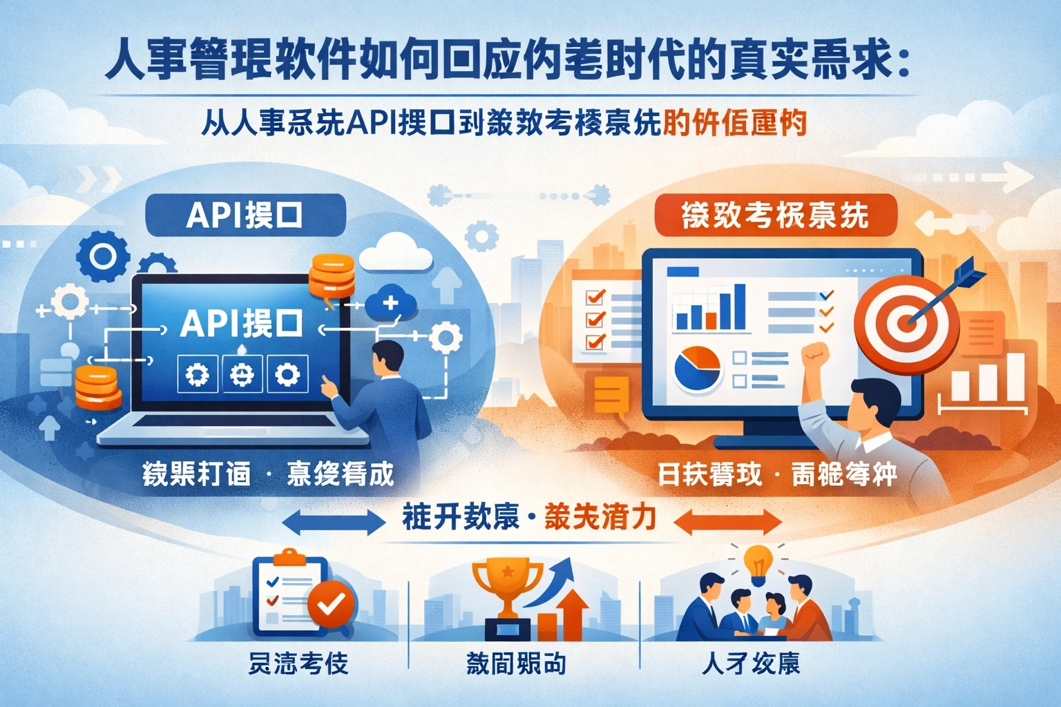 人事管理软件如何回应内卷时代的真实需求：从人事系统API接口到绩效考核系统的价值重构