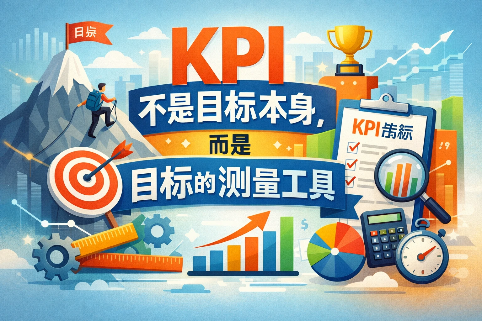 KPI不是目标本身，而是目标的测量工具