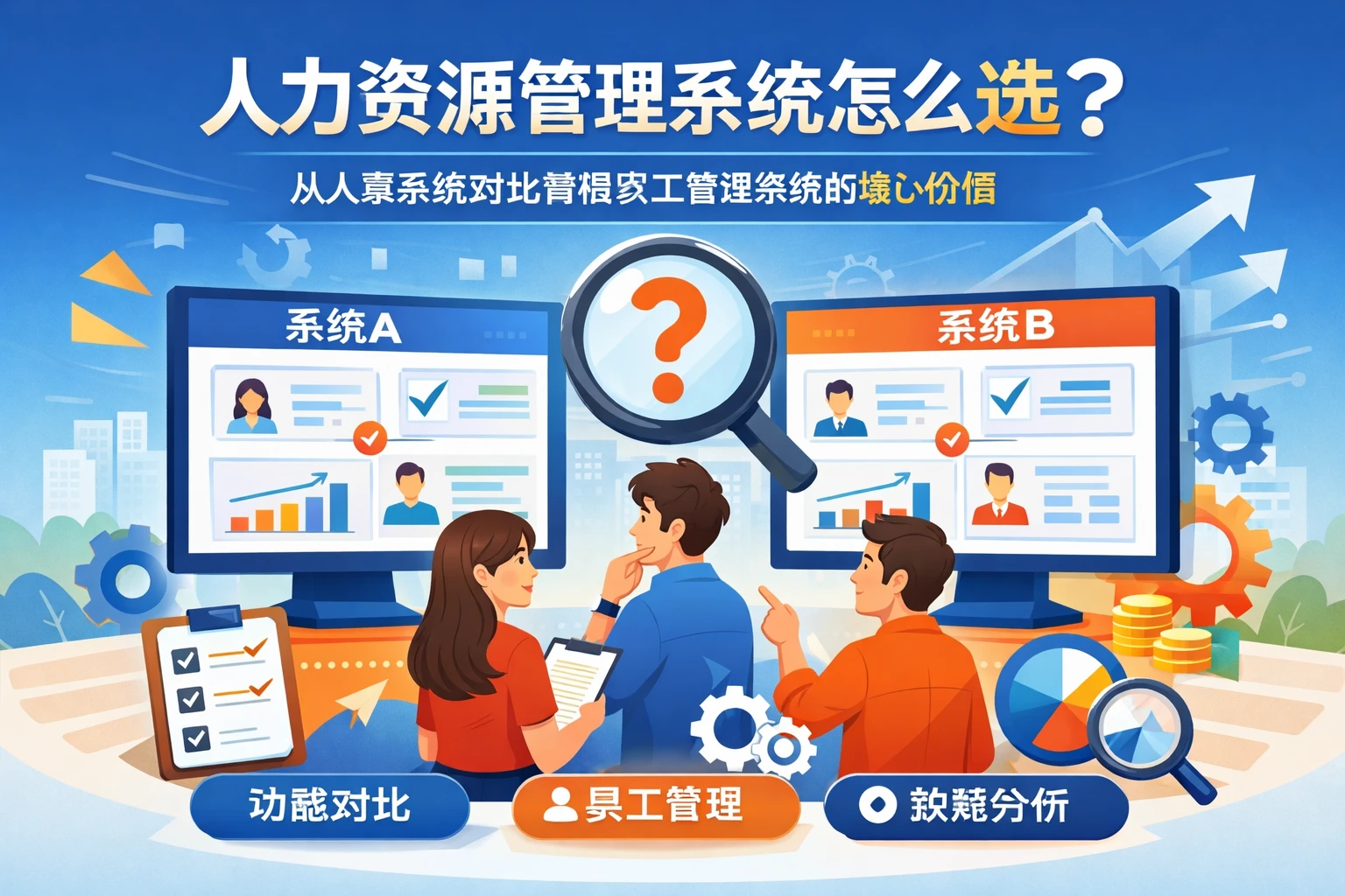 人力资源管理系统怎么选？从人事系统对比看懂员工管理系统的核心价值