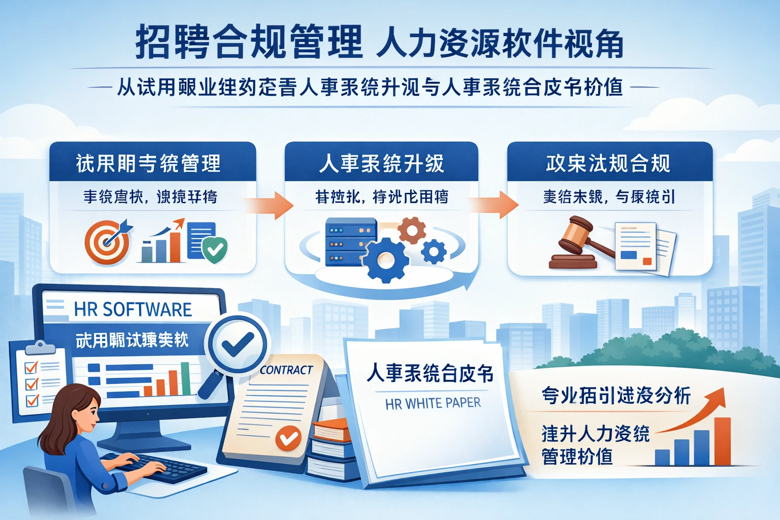 人力资源软件视角下的招聘合规管理:从试用期业绩约定看人事系统升级与人事系统白皮书价值