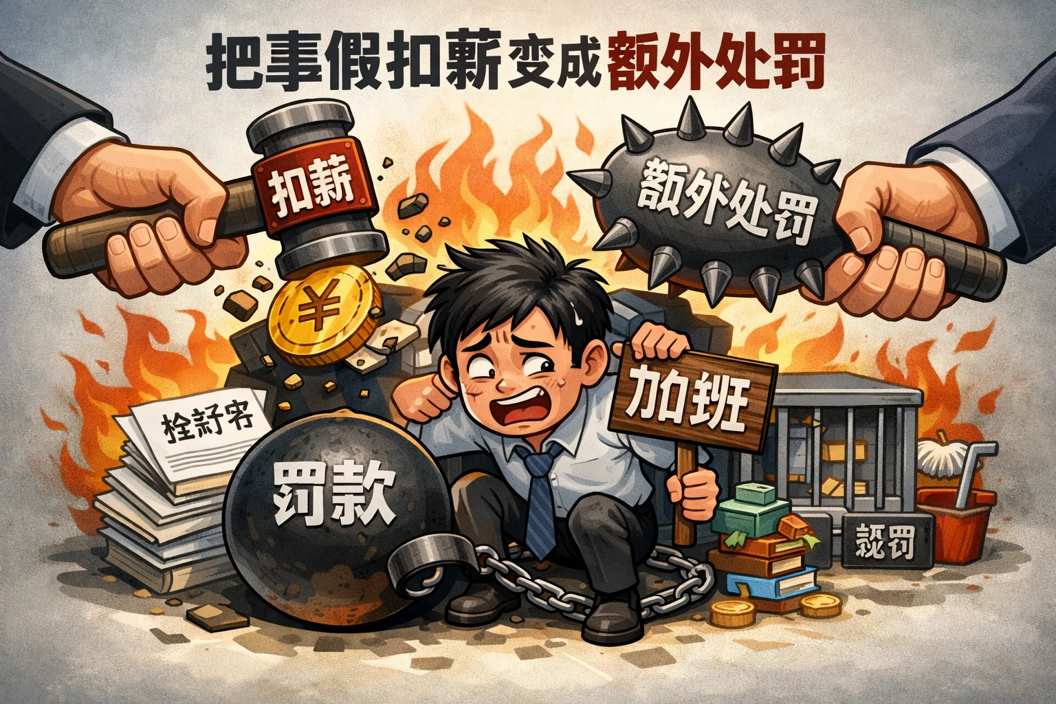 把事假扣薪变成额外处罚