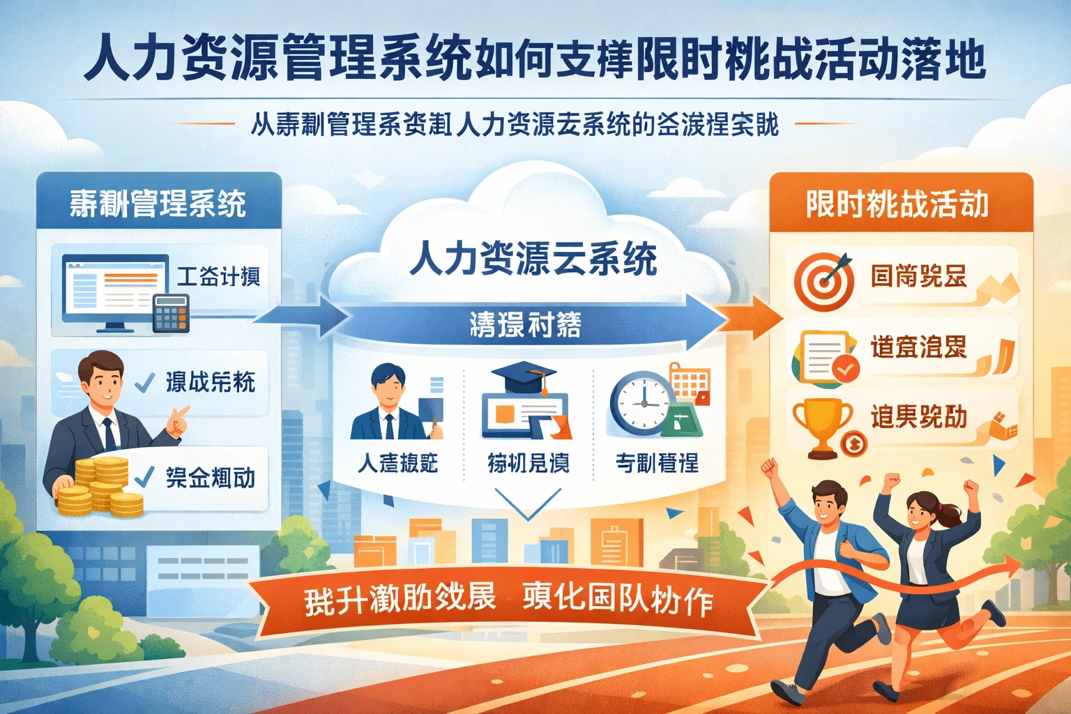 人力资源管理系统如何支撑限时挑战活动落地:从薪酬管理系统到人力资源云系统的全流程实践