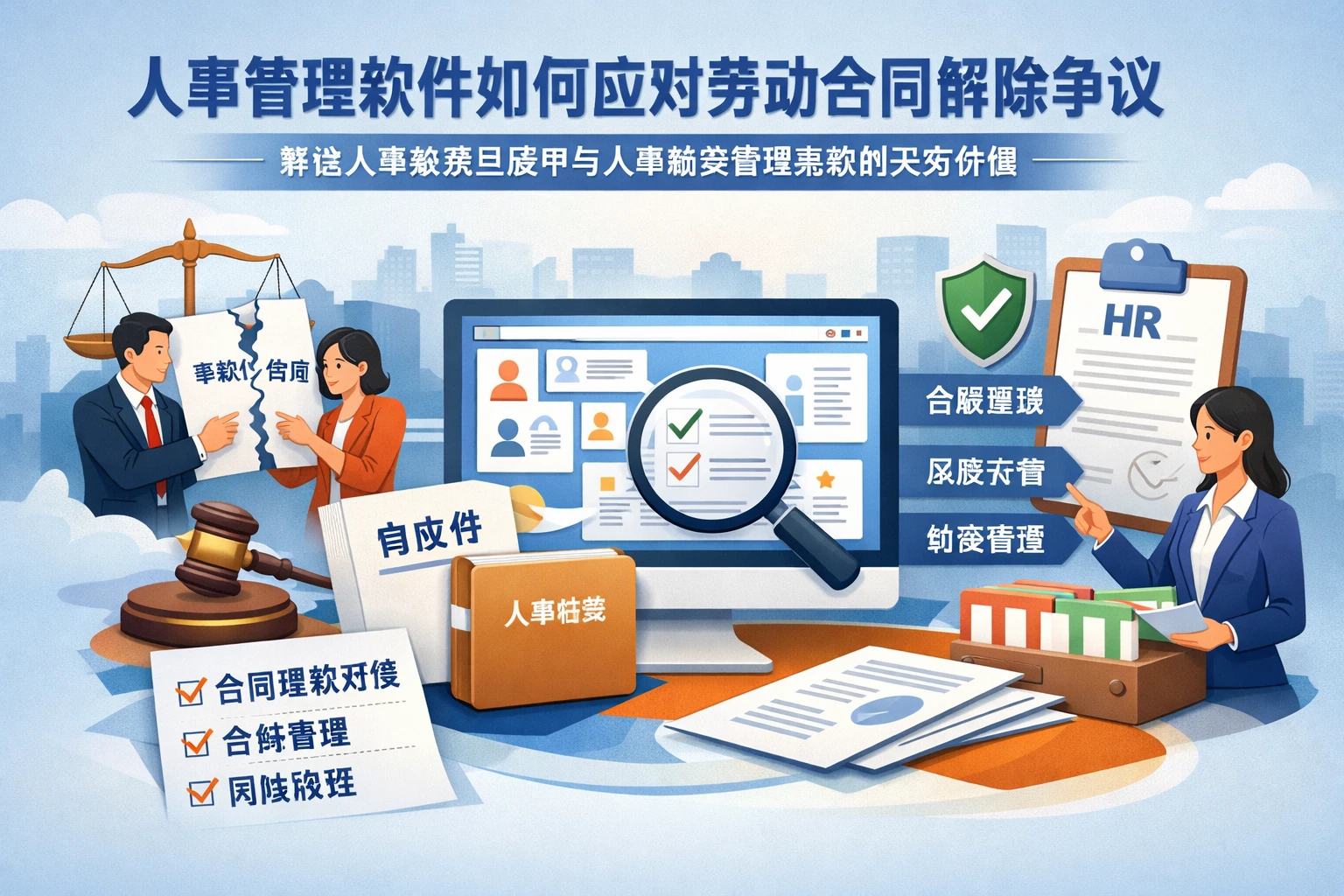 人事管理软件如何应对劳动合同解除争议——兼论人事系统白皮书与人事档案管理系统的实务价值