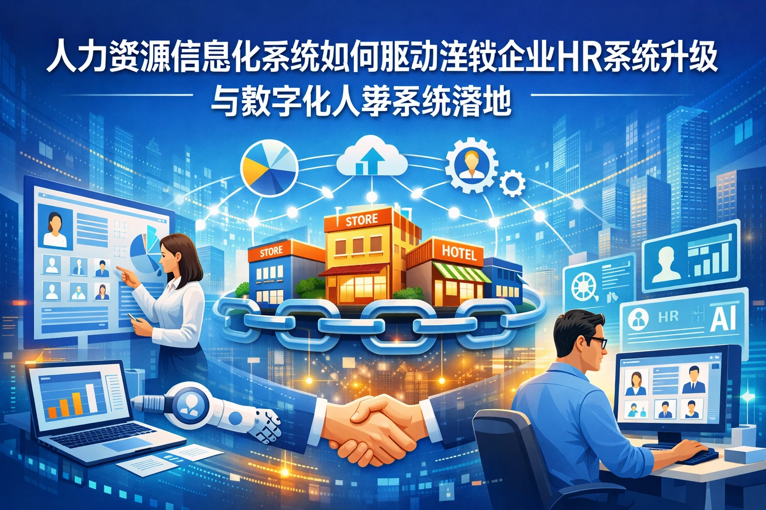 人力资源信息化系统如何驱动连锁企业HR系统升级与数字化人事系统落地