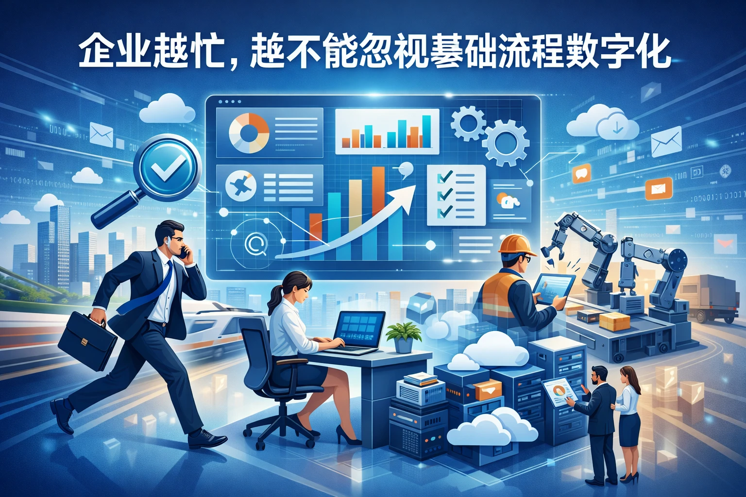 企业越忙，越不能忽视基础流程数字化