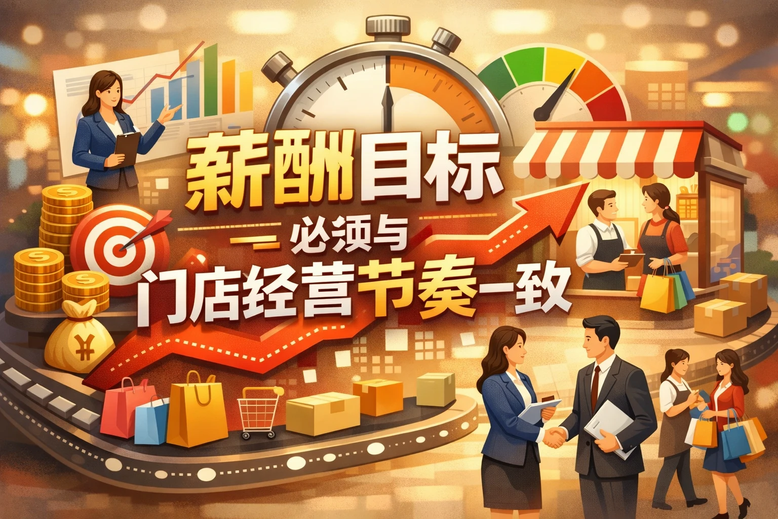 薪酬目标必须与门店经营节奏一致