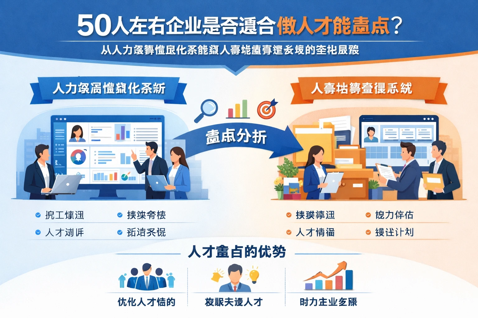 50人左右企业是否适合做人才能盘点?从人力资源信息化系统到人事档案管理系统的落地思路