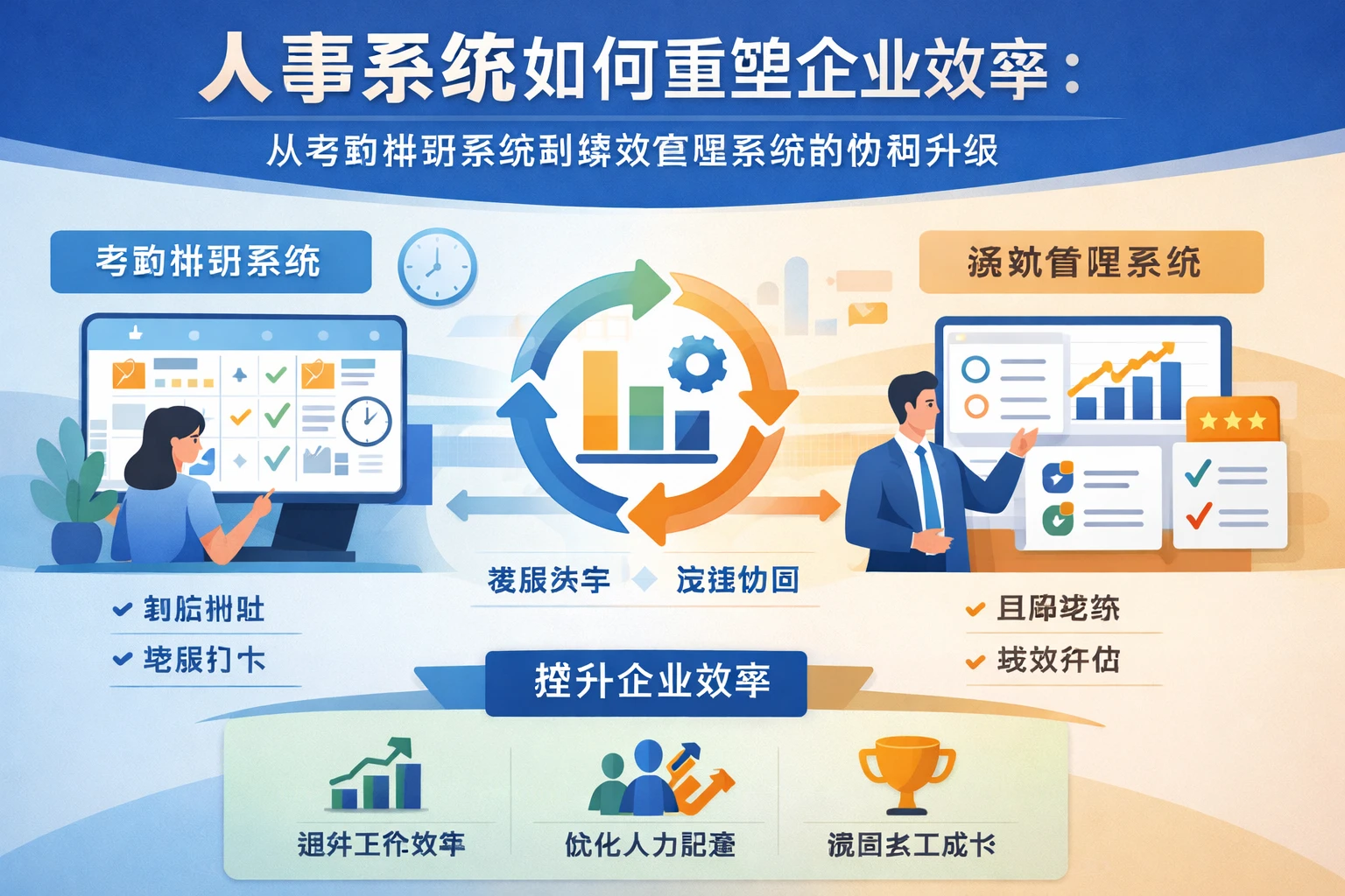 人事系统如何重塑企业效率：从考勤排班系统到绩效管理系统的协同升级