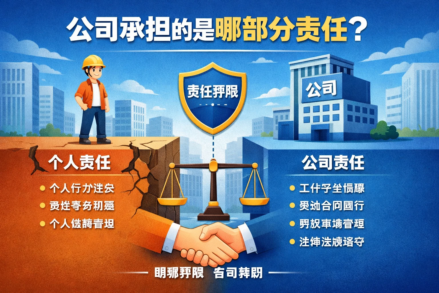 公司承担的是哪部分责任
