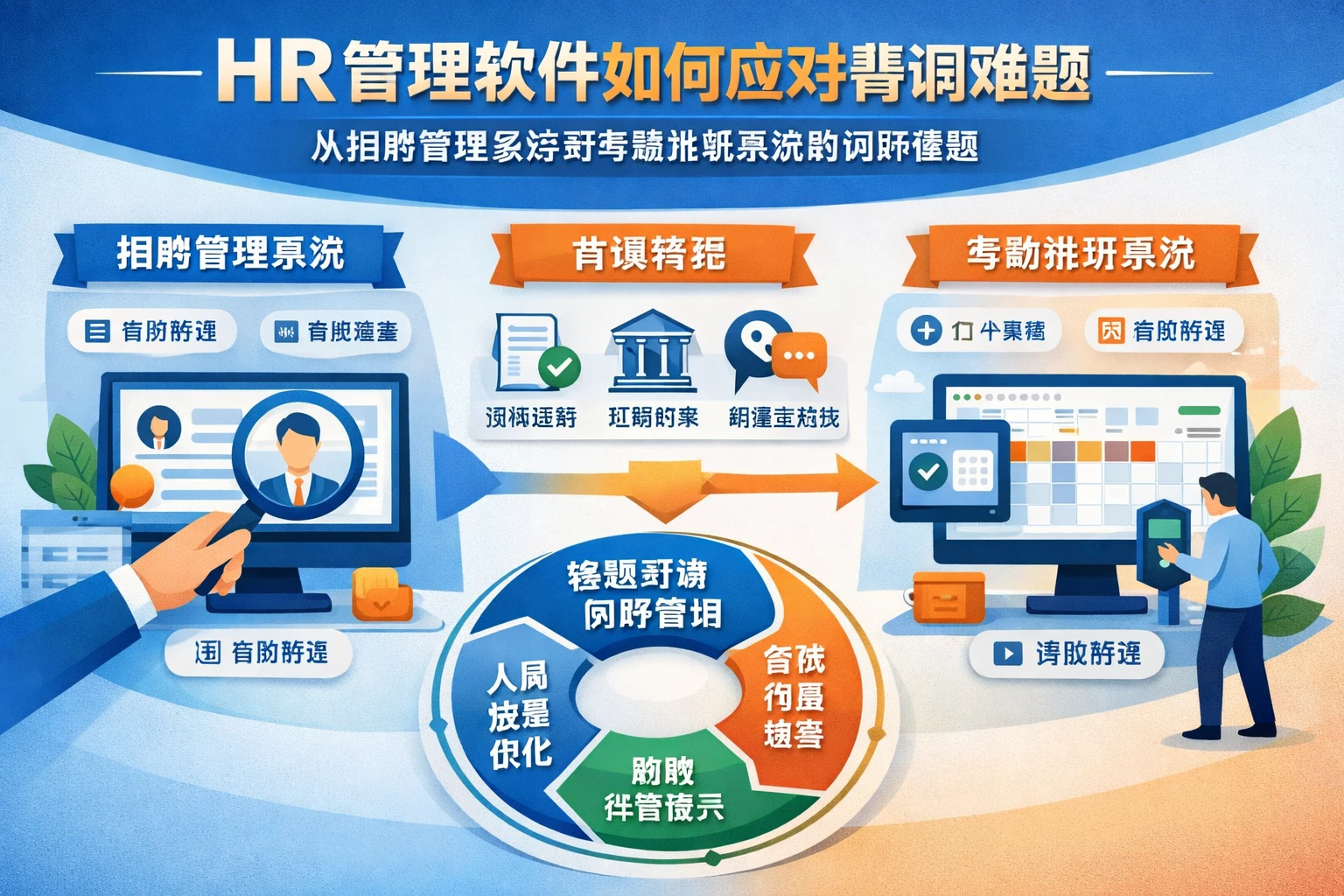 HR管理软件如何应对背调难题：从招聘管理系统到考勤排班系统的闭环管理