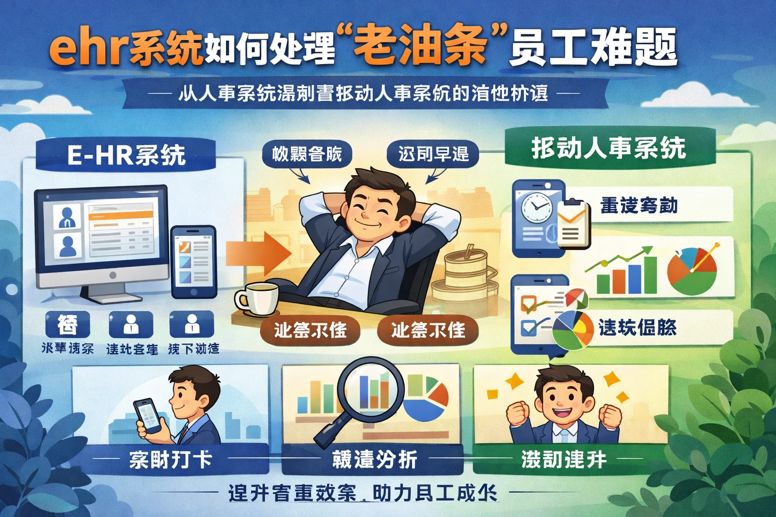 ehr系统如何处理“老油条”员工难题：从人事系统案例看移动人事系统的落地价值