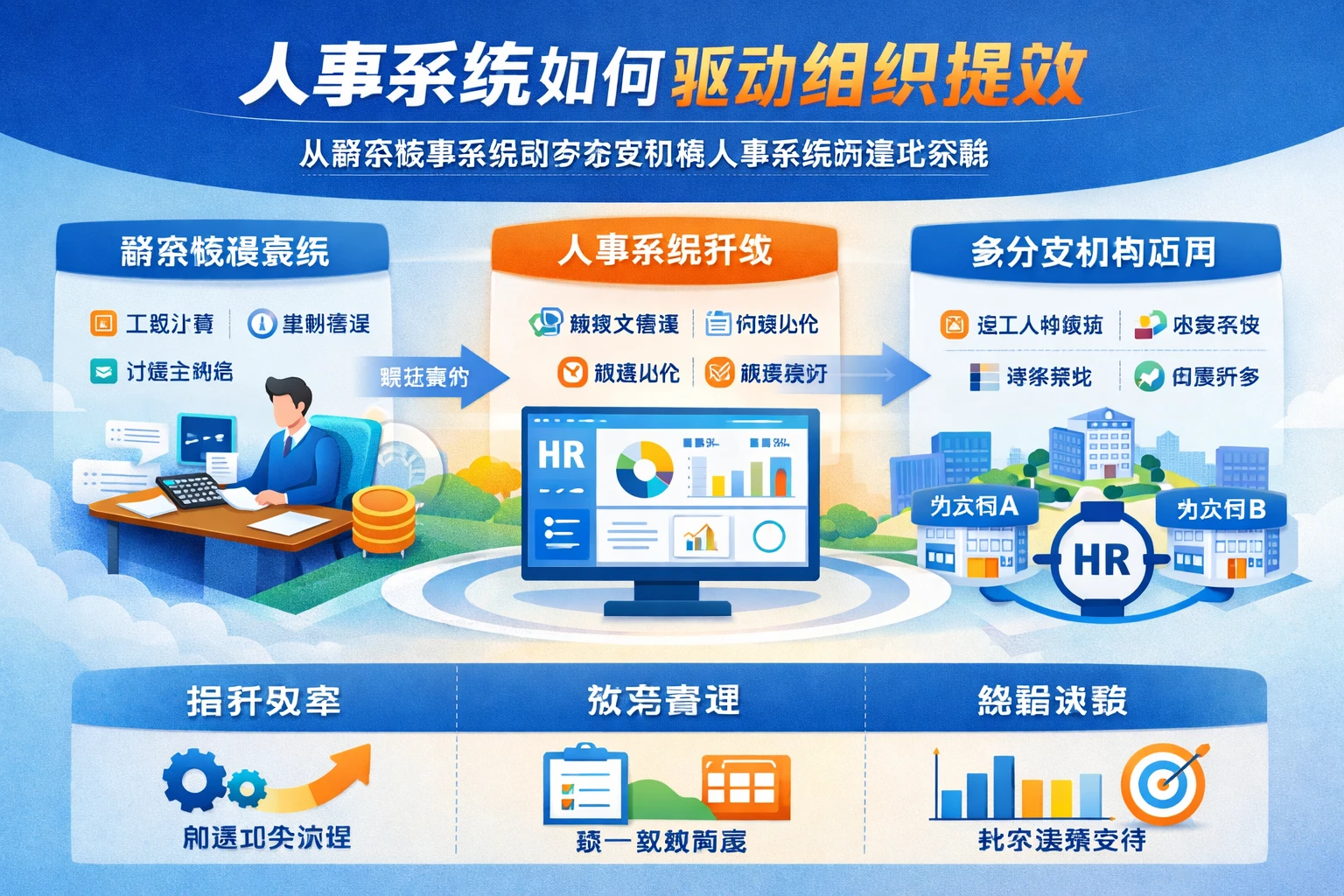 人事系统如何驱动组织提效：从薪资核算系统到多分支机构人事系统的落地实践