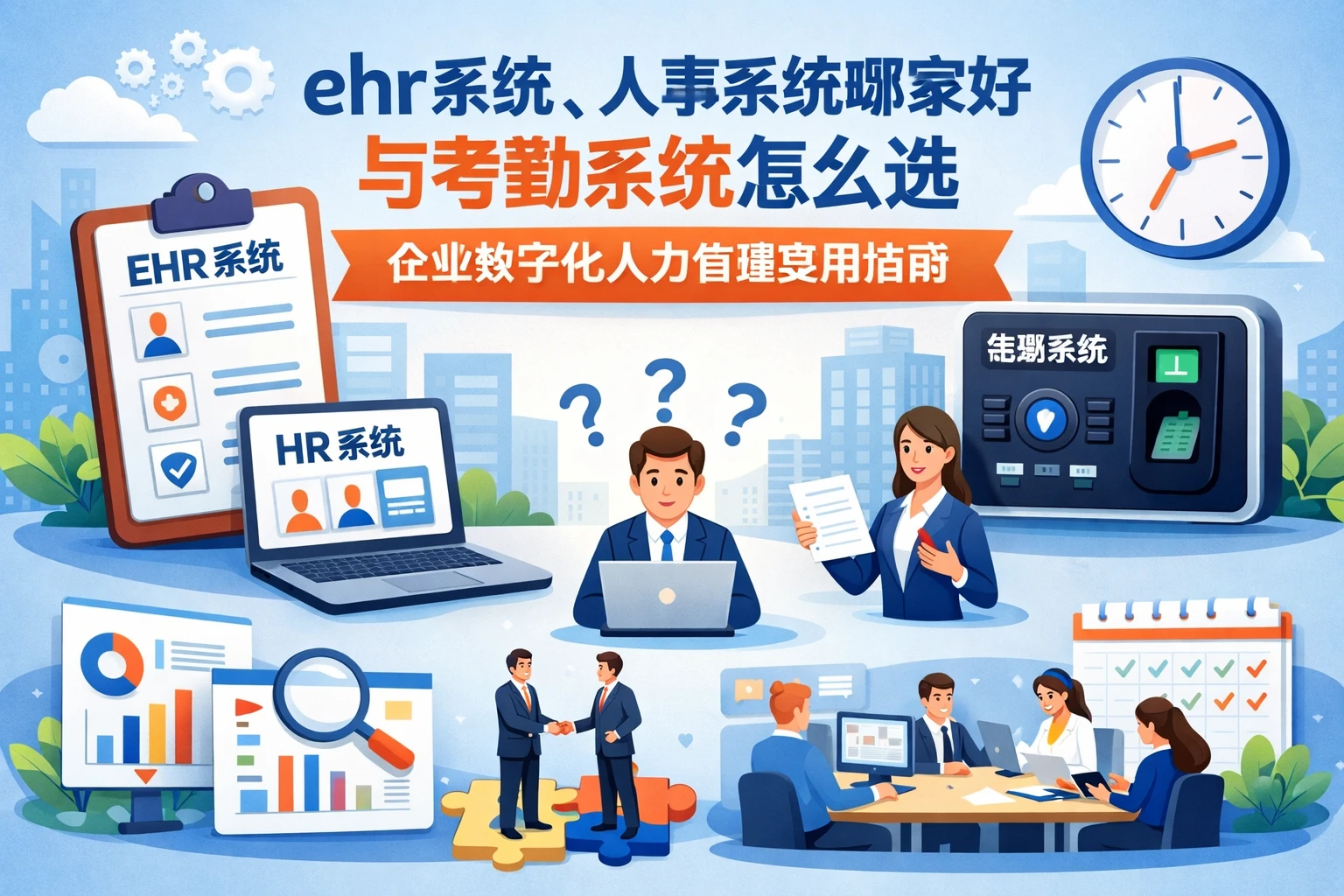 ehr系统、人事系统哪家好与考勤系统怎么选：企业数字化人力管理实用指南