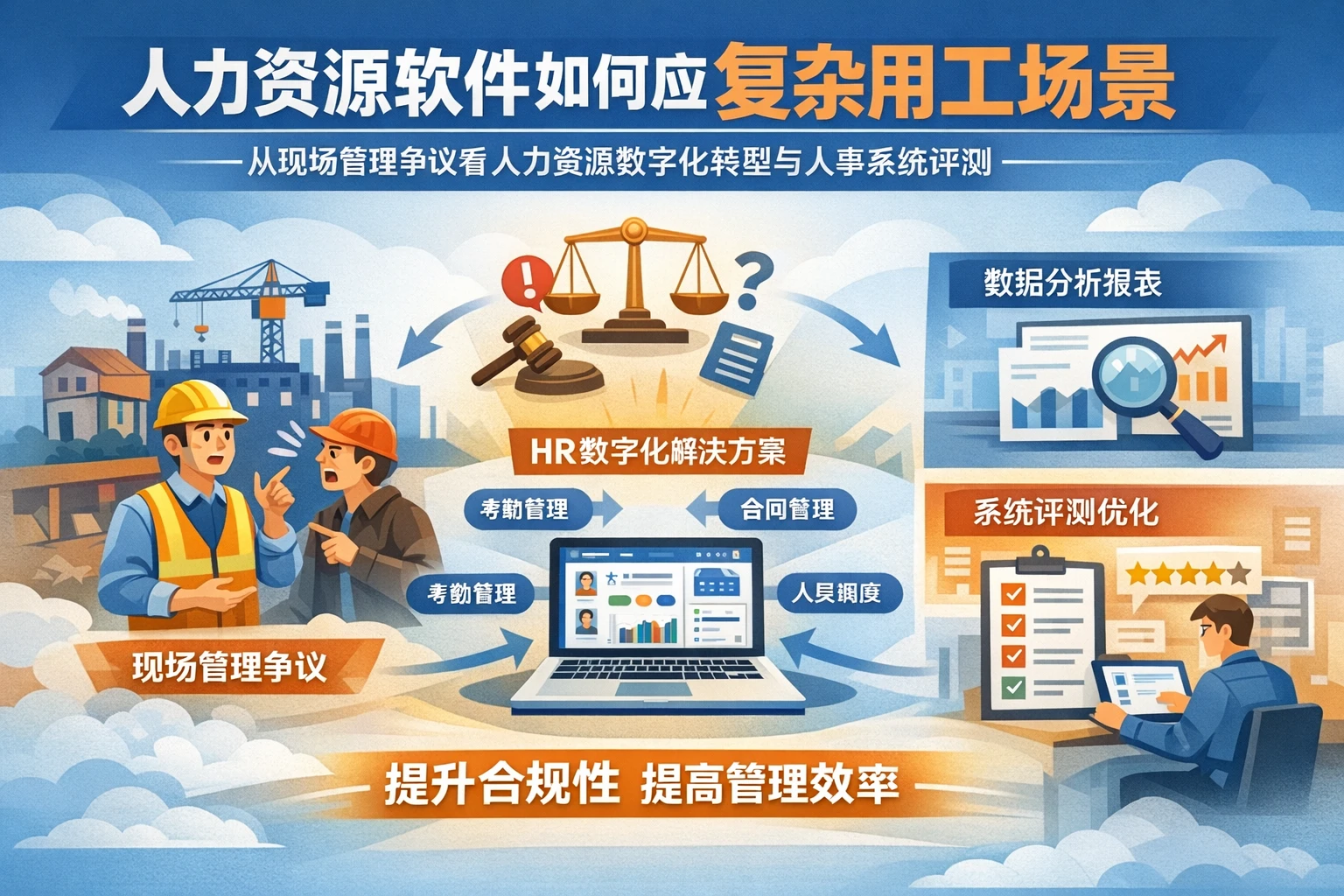 人力资源软件如何应对复杂用工场景：从现场管理争议看人力资源数字化转型与人事系统评测