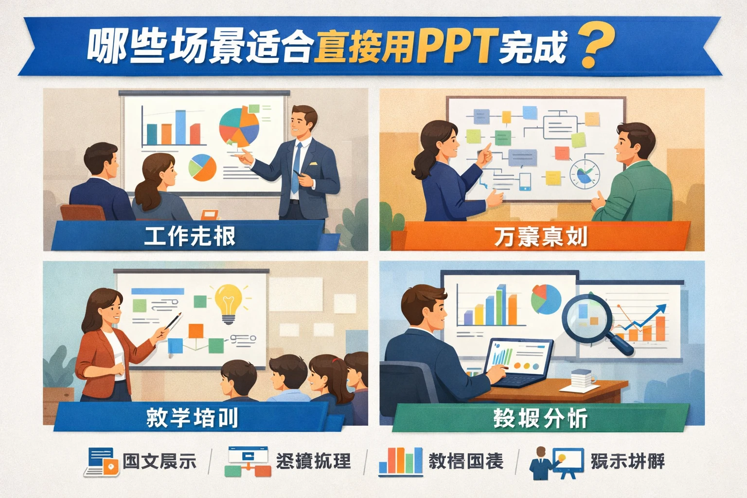 哪些场景适合直接用PPT完成