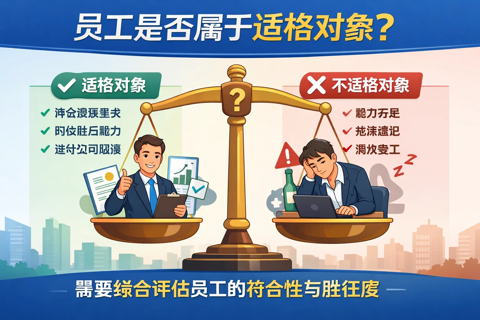 员工是否属于适格对象