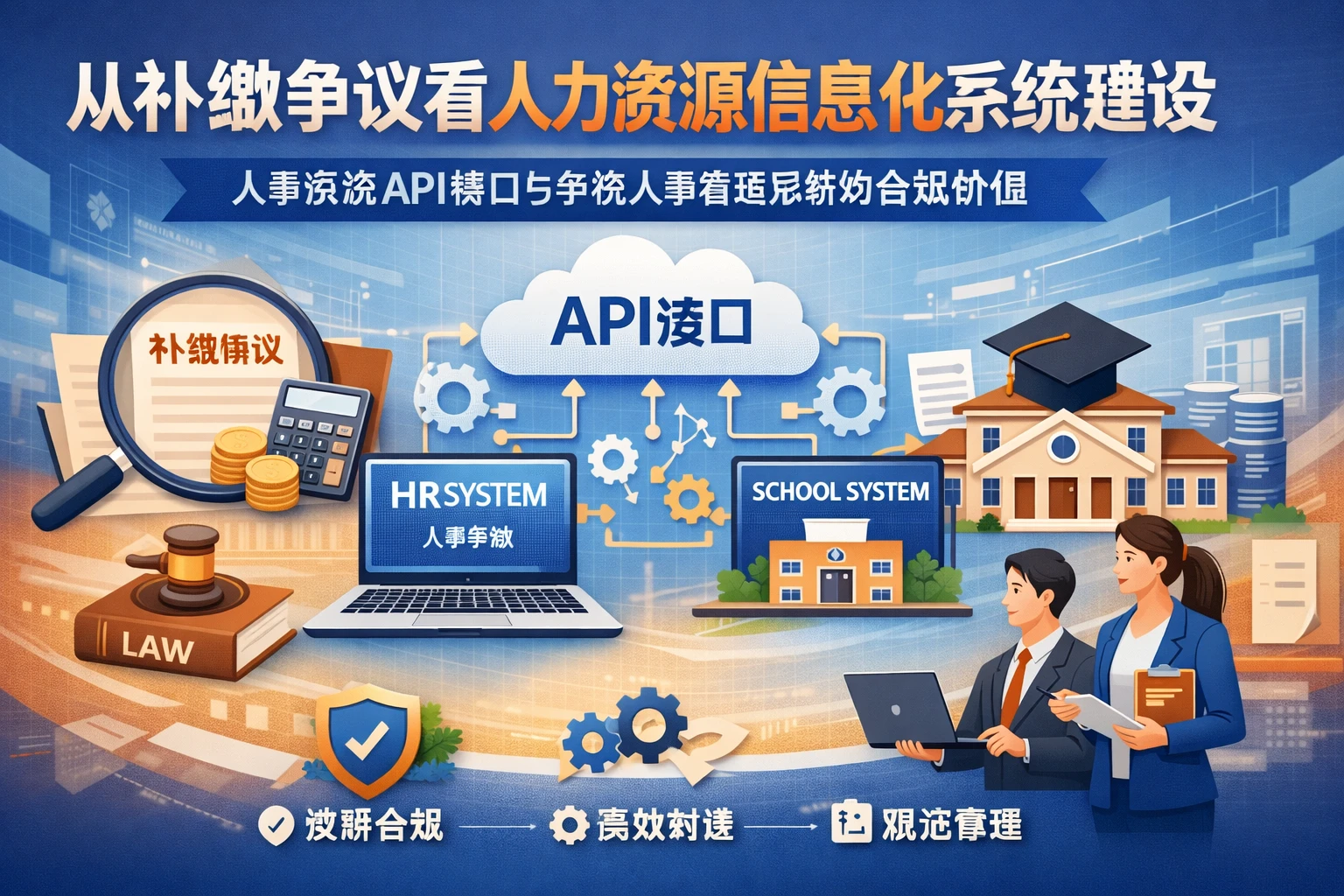 从补缴争议看人力资源信息化系统建设：人事系统API接口与学校人事管理系统的合规价值