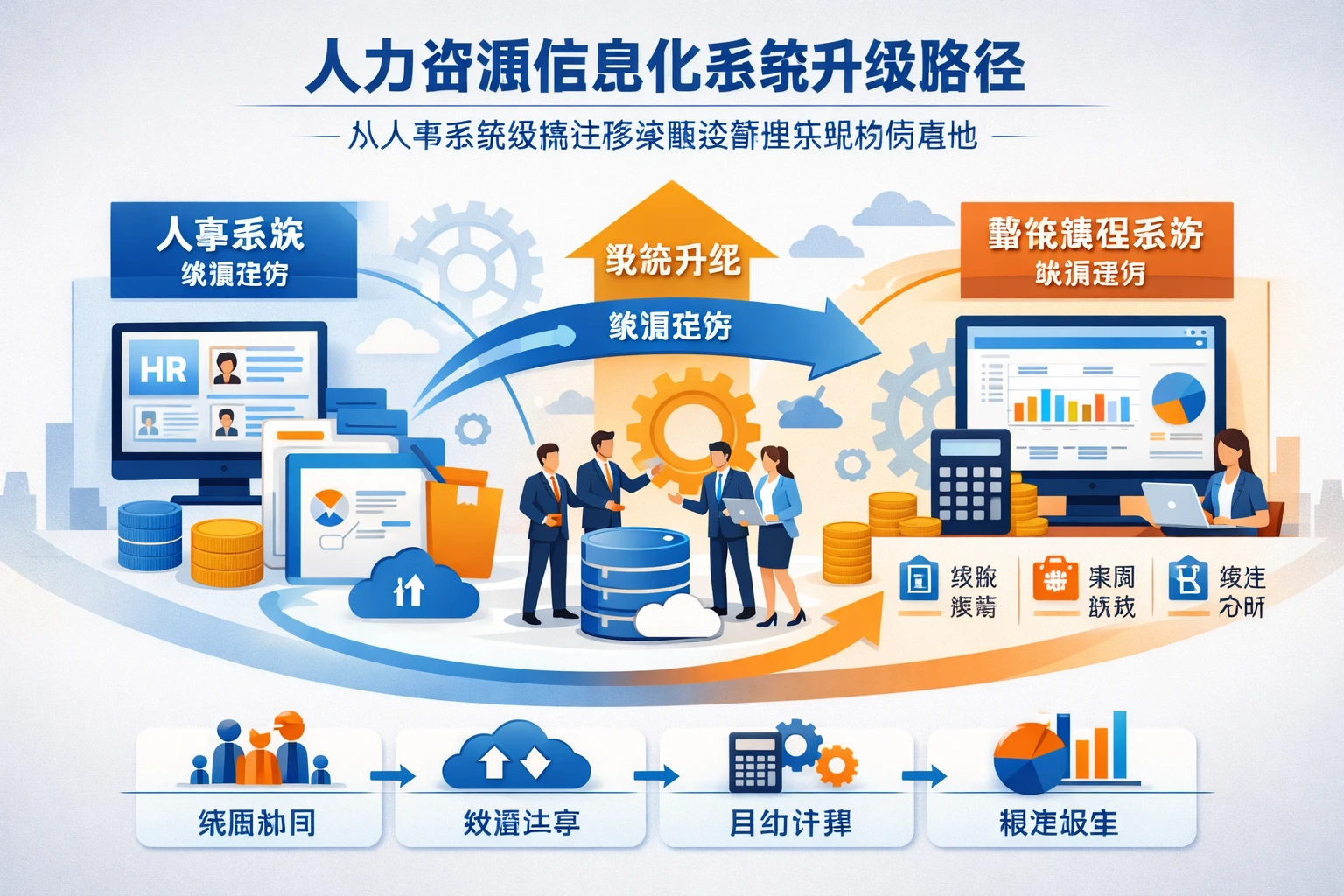 人力资源信息化系统升级路径：从人事系统数据迁移到薪资管理系统协同落地