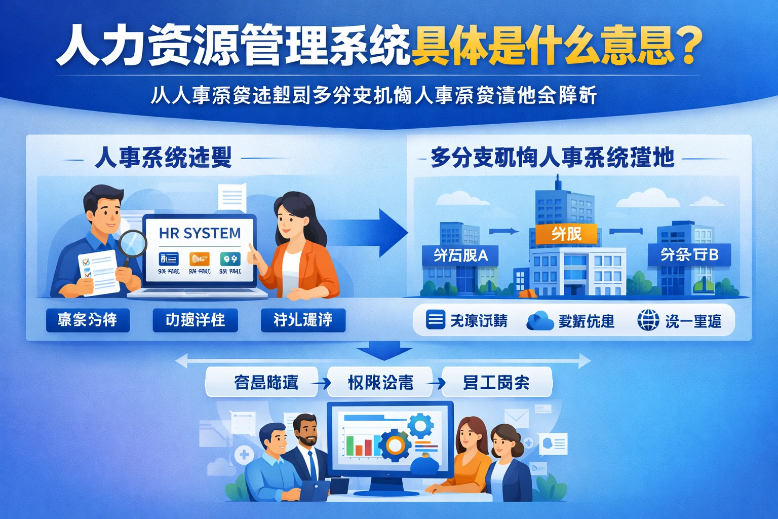 人力资源管理系统具体是什么意思?从人事系统选型到多分支机构人事系统落地全解析