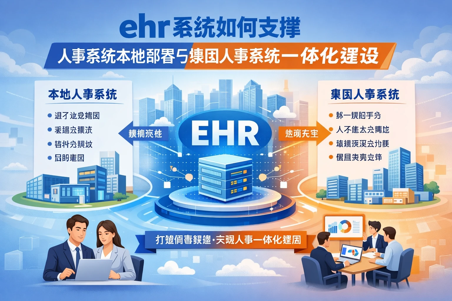 ehr系统如何支撑人事系统本地部署与集团人事系统一体化建设